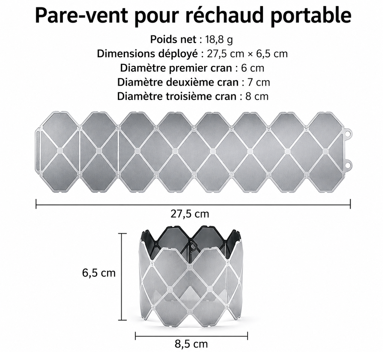 Pare-vent ultra léger DOONI