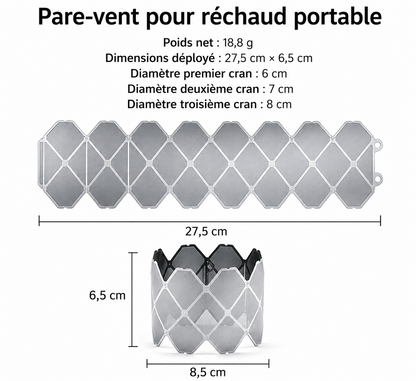 Pare-vent ultra léger DOONI